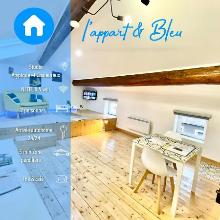 L'appart&bleu studio climatisation mobile LʼArbresle Extérieur photo